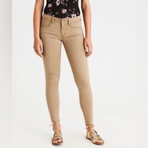 Forever21 Khaki Skinny Jeans